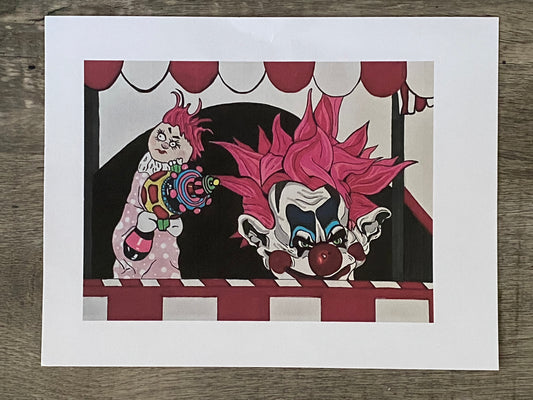 Killer Klowns from Outer Space Art Print