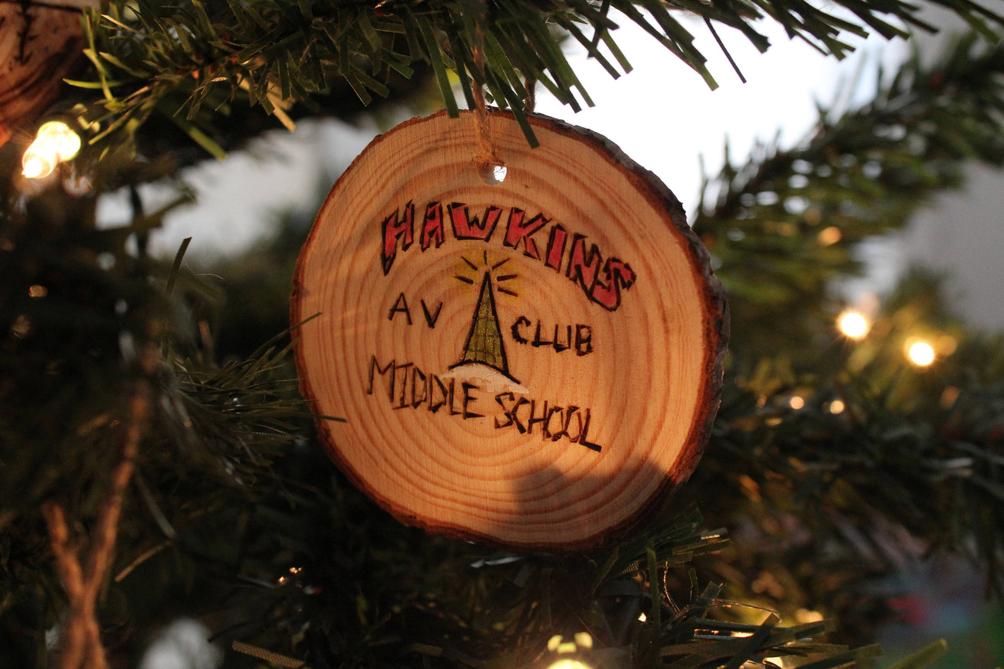 Stranger Things Hawkins AV Club Ornament