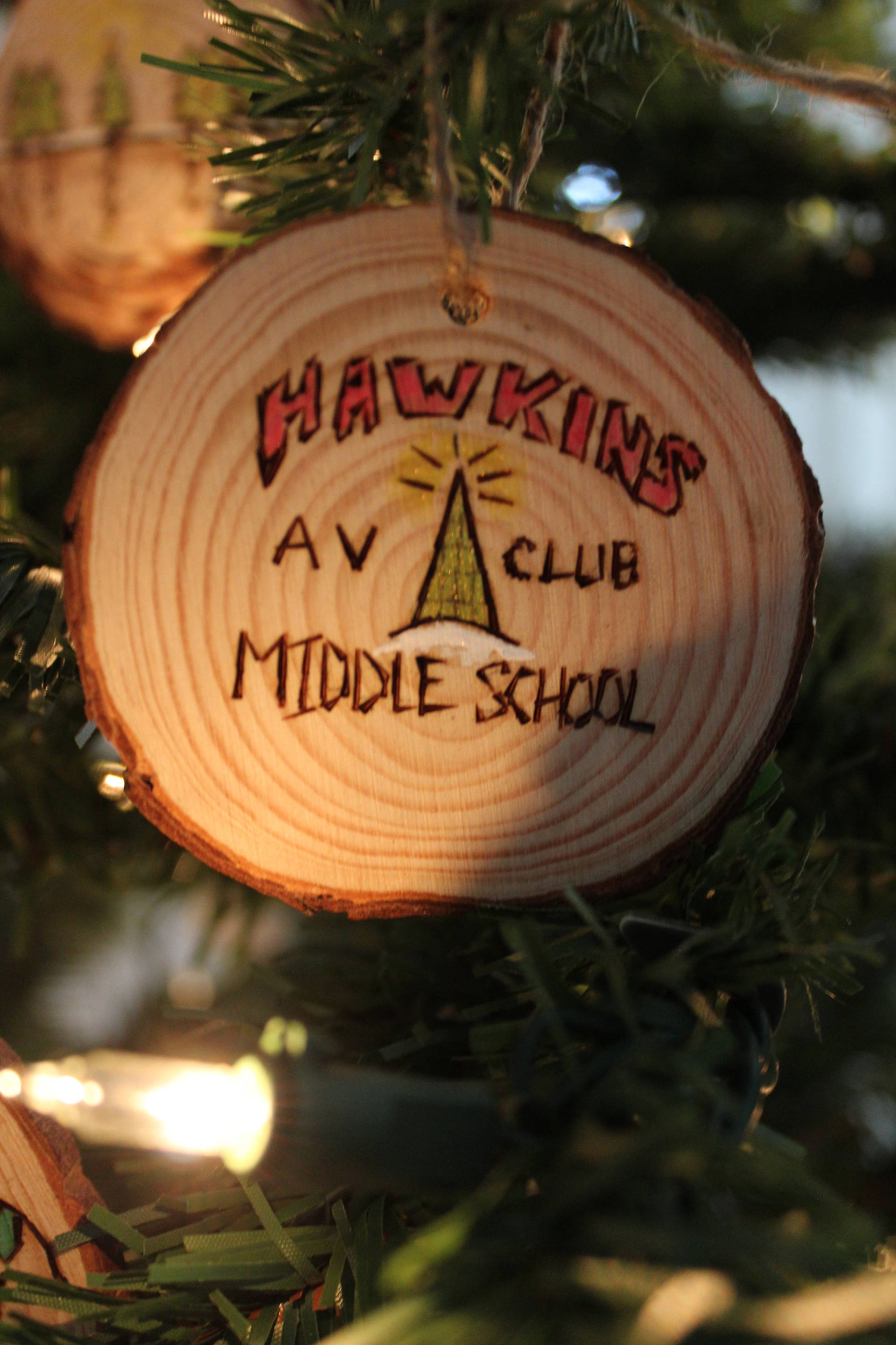 Stranger Things Hawkins AV Club Ornament