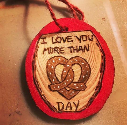 The Office inspired Pretzel Day ornament keychain magnet valentines day anniversary