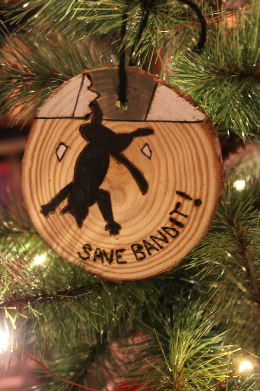 The Office Inspired Save Bandit ornament christmas cat