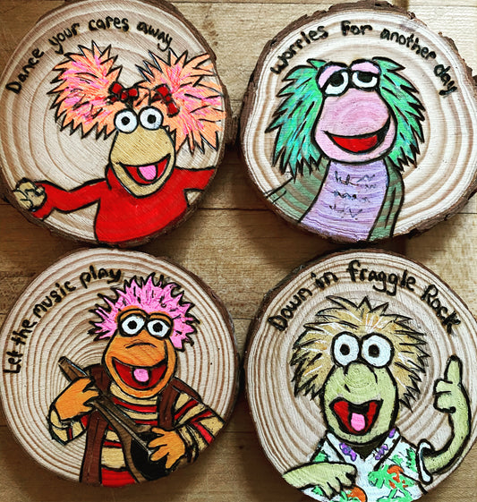 Fraggle Rock Christmas ornament set Jim Henson