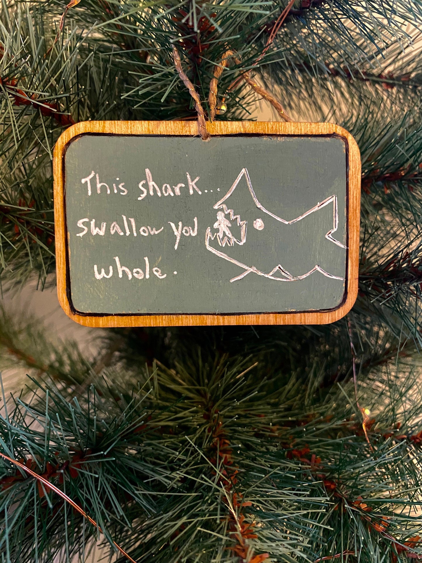 Jaws shark chalkboard Quint this shark swallow you whole