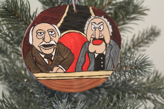 Muppet Show Statler and Waldorf Hecklers Jim Henson Christmas Ornament