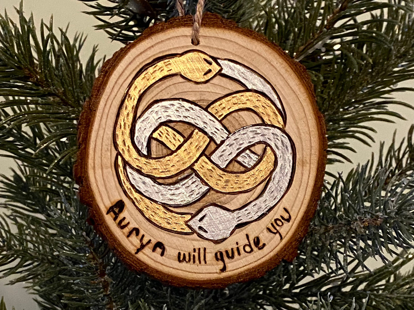 NeverEnding Story Auryn Will Guide You ornament