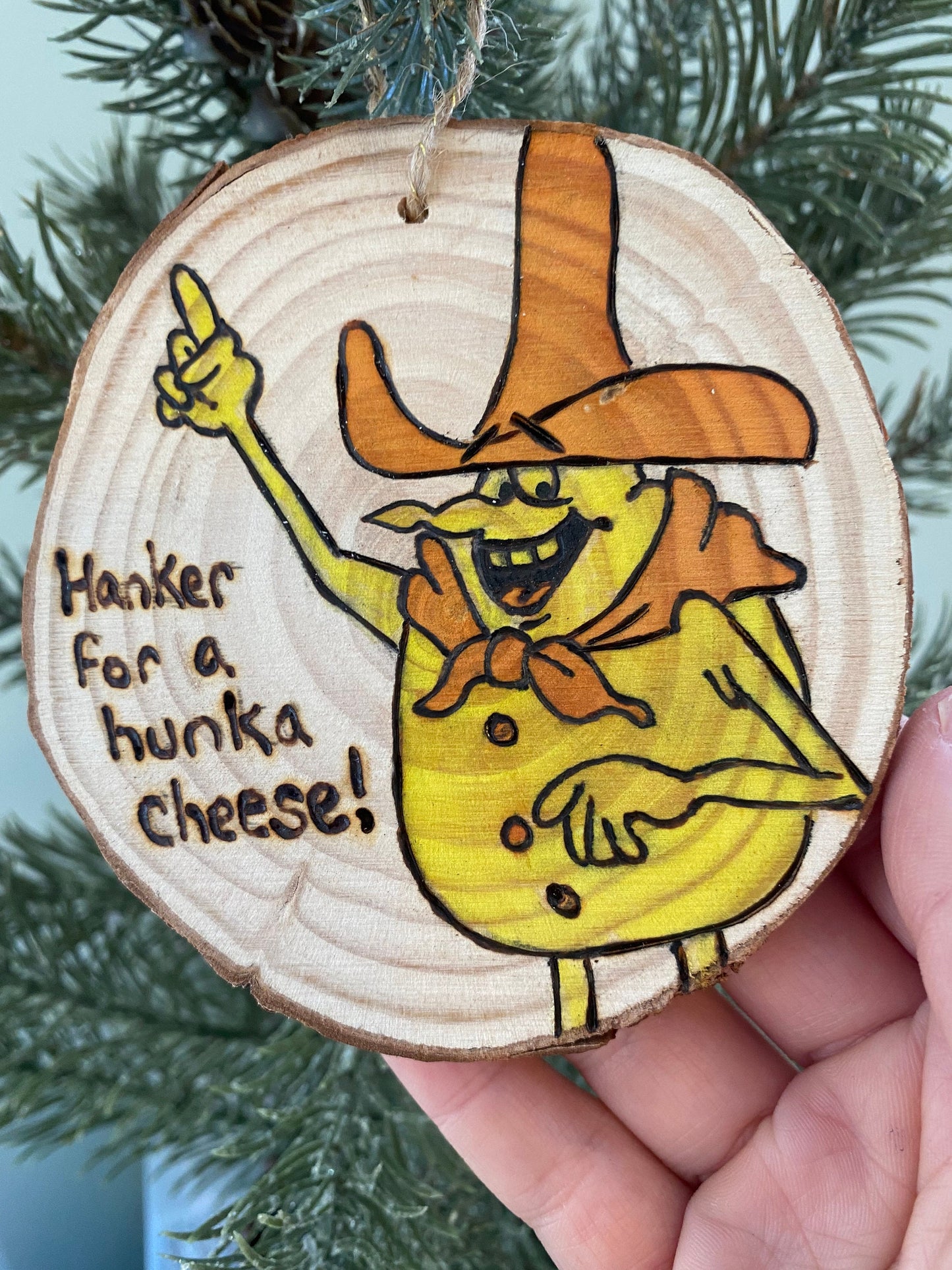 Hanker for a Hunka Cheese Timer the Cheese Guy ornament 70s cartoons Psa