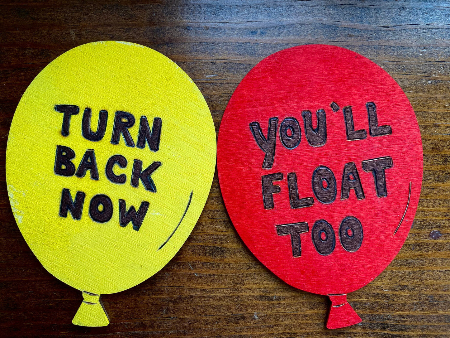 Stephen King It Balloon You’ll Float Too Turn Back Now magnets