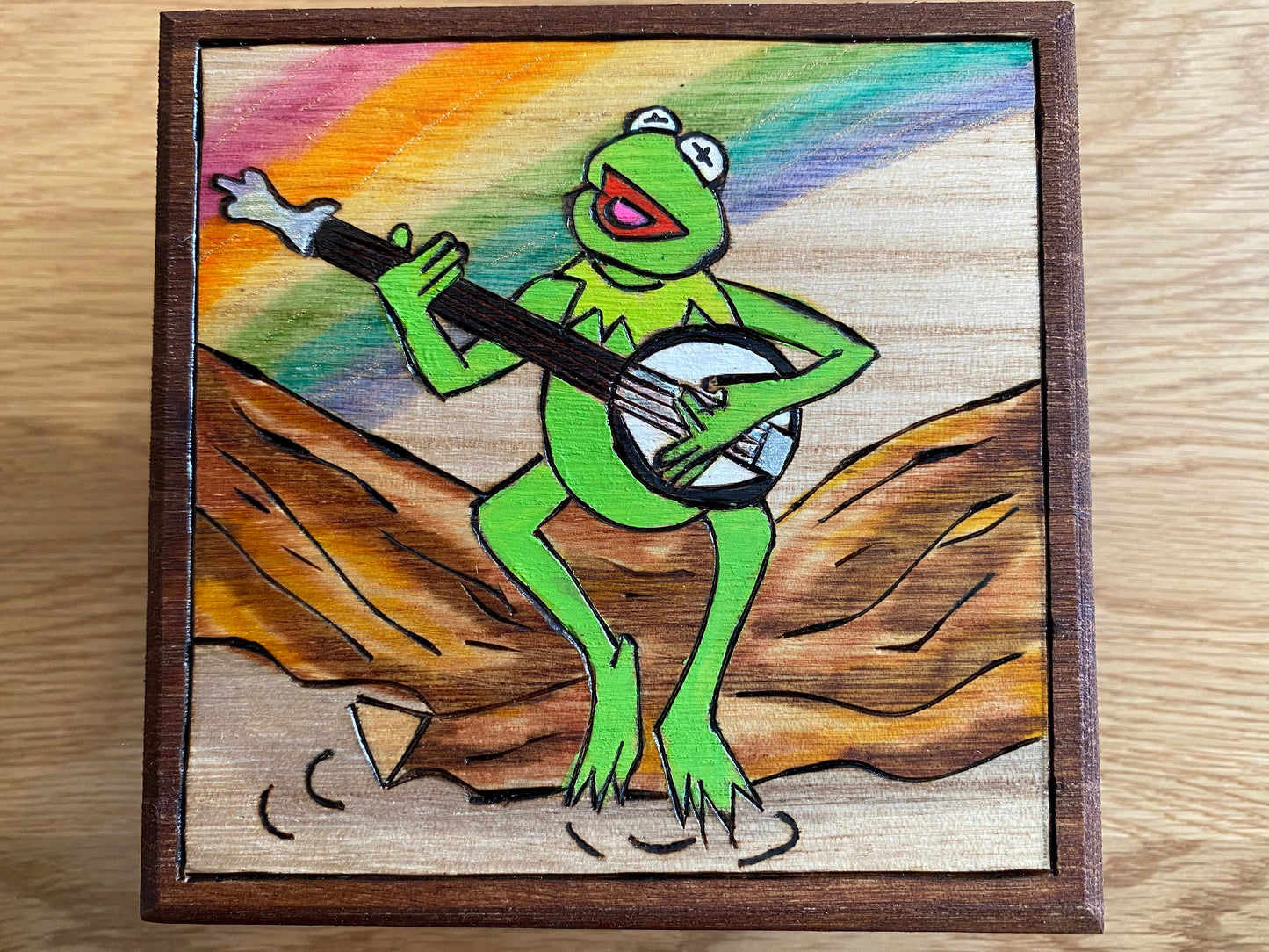 Kermit the Frog Rainbow Connection Music Box Muppets Jim Henson