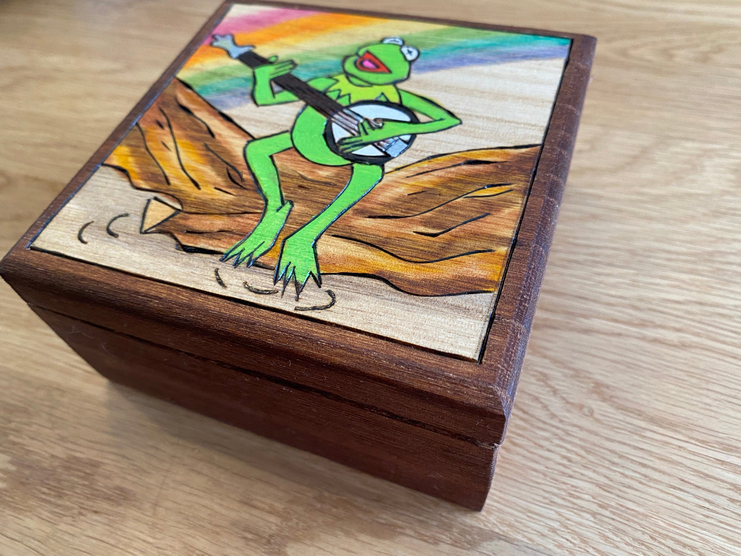 Kermit the Frog Rainbow Connection Music Box Muppets Jim Henson