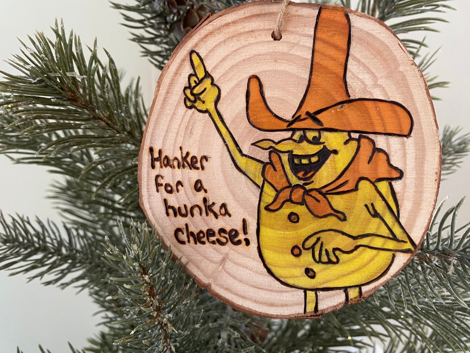 Hanker for a Hunka Cheese Timer the Cheese Guy ornament 70s cartoons P