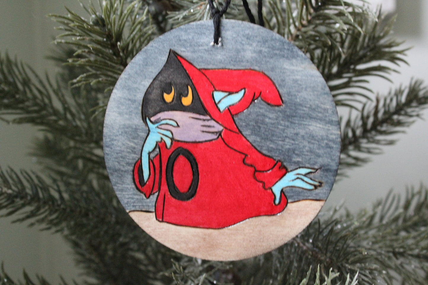 Nostalgic 80s He-Man Cartoon Characters Ornament Set Skeletor Mer-man Orko