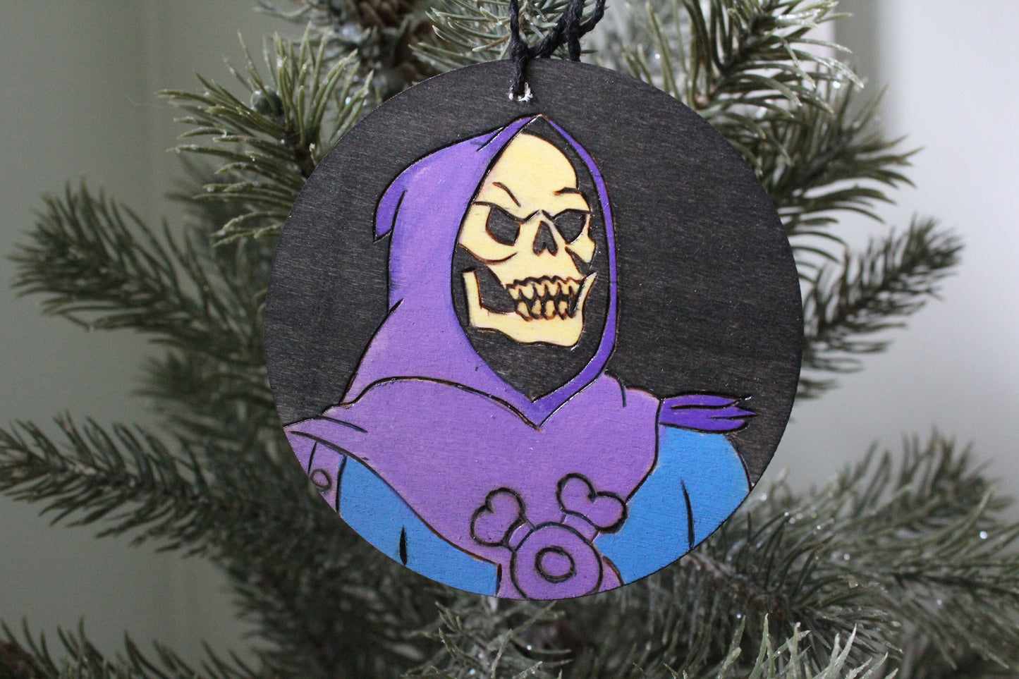 Nostalgic 80s He-Man Cartoon Characters Ornament Set Skeletor Mer-man Orko