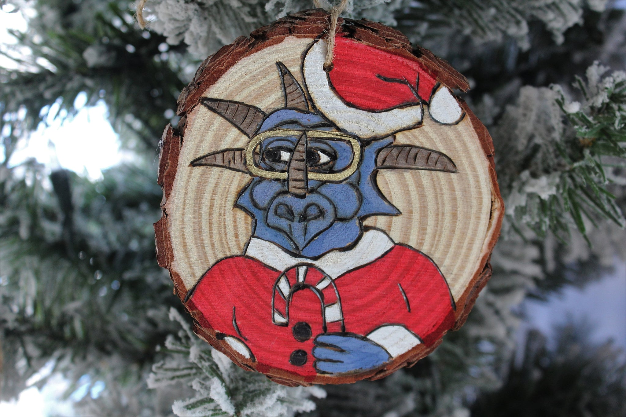 Claymation Christmas Hosts Rex and Herb Christmas Ornament Set 80s Ret