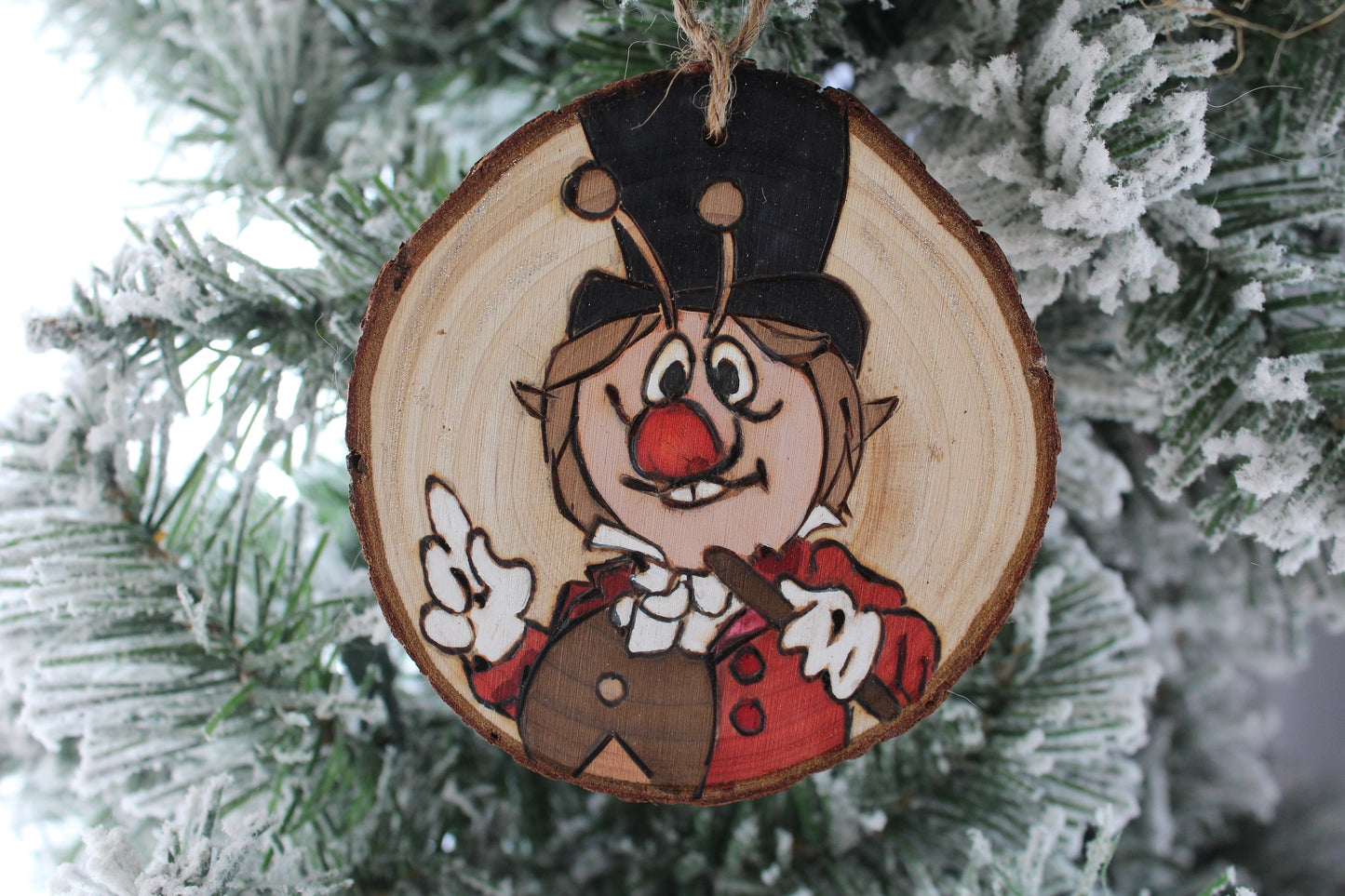 The Stingiest Man in Town B.A.H Humbug Christmas Ornament Rankin Bass