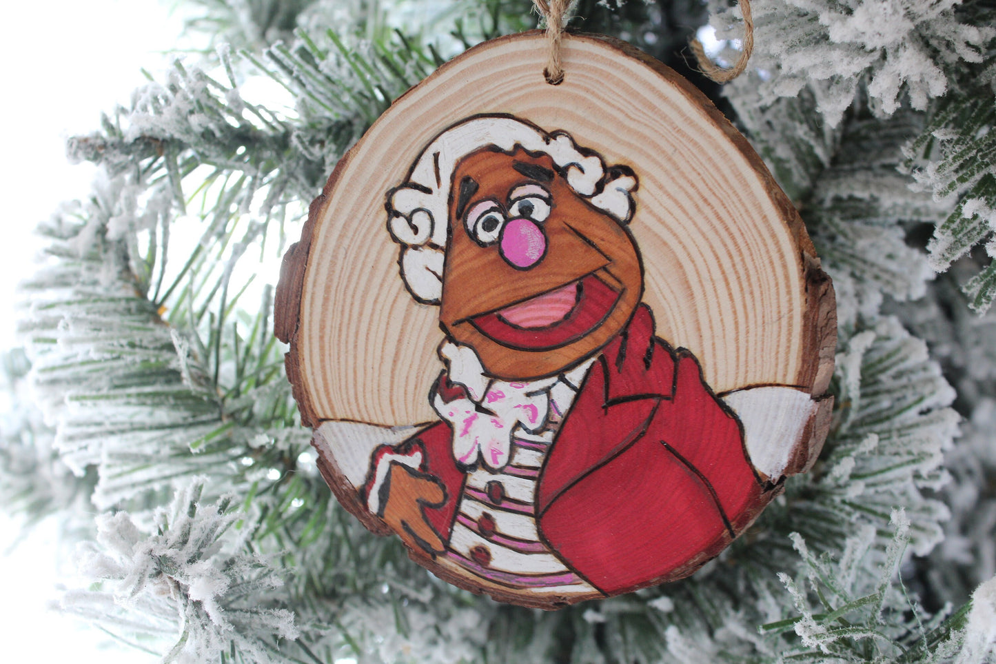 Jim Henson Muppets Christmas Carol Fozziwig Ornament Fozzie Bear