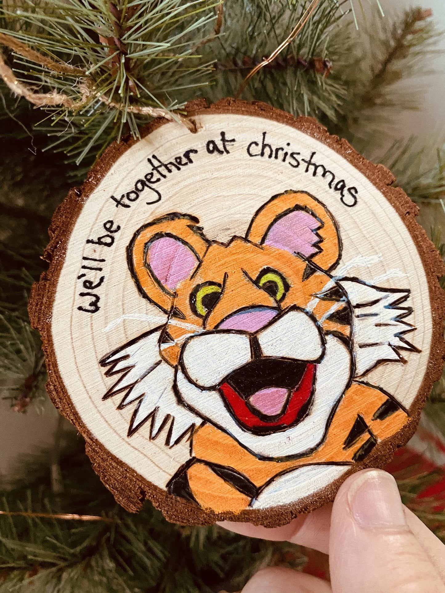 Jim Henson Rugby Tiger  Christmas Ornament