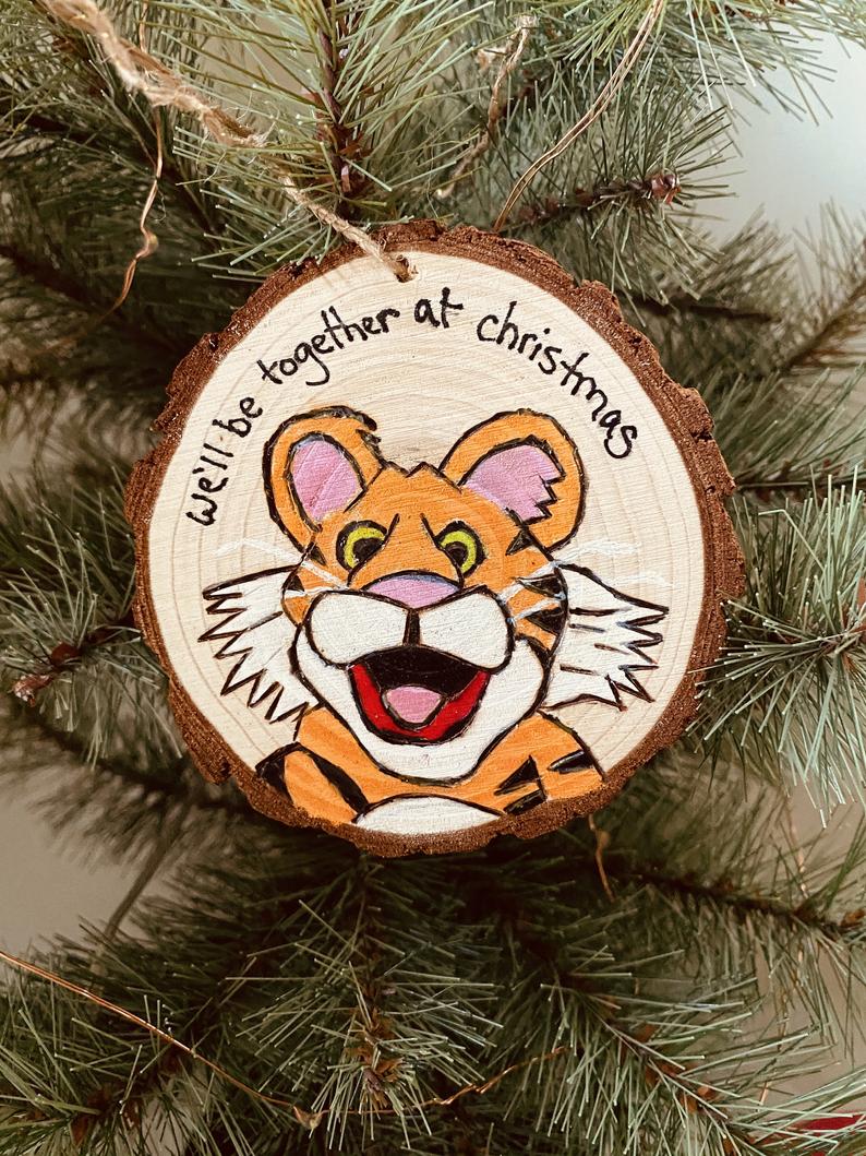 Jim Henson Rugby Tiger  Christmas Ornament